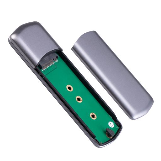 Akasa AK-ENU3M2-05 tárolóegység burkolat Külső SSD ház Ezüst M.2
