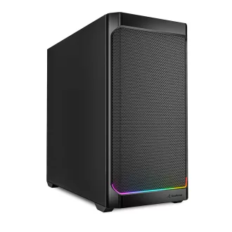Sharkoon MK4 RGB Strip Micro Tower Fekete