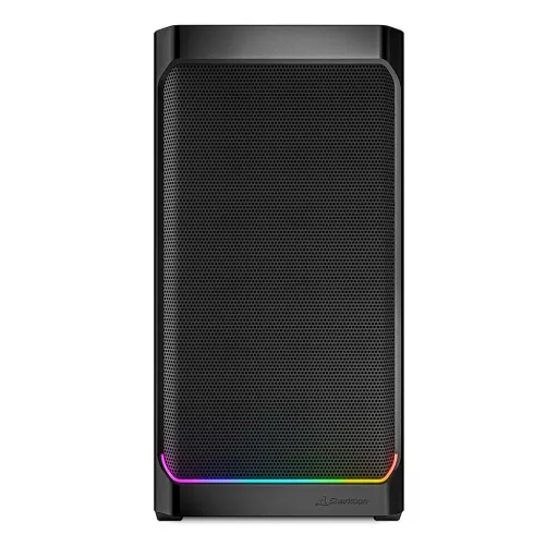 Sharkoon MK4 RGB Strip Micro Tower Fekete