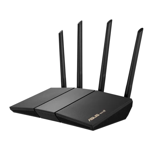 ASUS RT-AX57 vezetéknélküli router Gigabit Ethernet Kétsávos (2,4 GHz / 5 GHz) Fekete