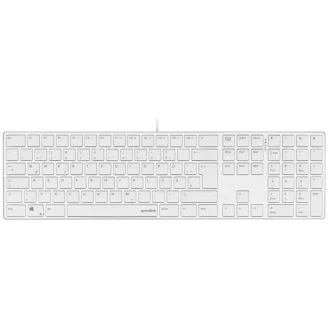 SPEEDLINK SL-640010 billentyűzet Irodai USB Német Fehér
