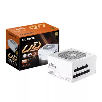 GIGABYTE UD750GM PG5 V2 ICE 750 W 20+4 pin ATX ATX Fehér