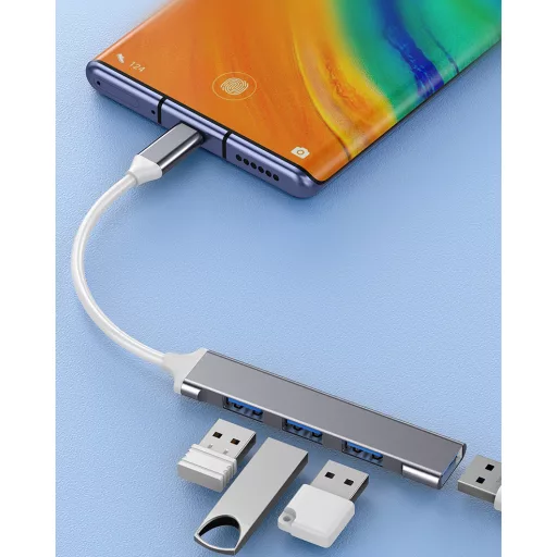 VAKOSS HUB USB-C TC-4125X 1XUSB 3.0 3XUSB 2.0
