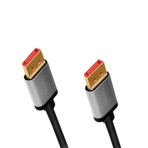 LogiLink CDA0105 DisplayPort kábel 2 M Fekete, Szürke