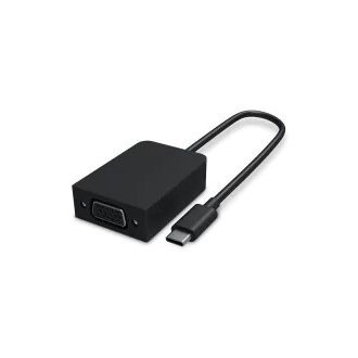   Microsoft Surface USB-C/VGA Adapter VGA (D-Sub) USB C-típus Fekete