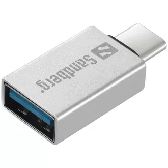   Sandberg 136-24 hálózati csatlakozó USB 3.2 Gen 1 (3.1 Gen 1) Type-C Ezüst