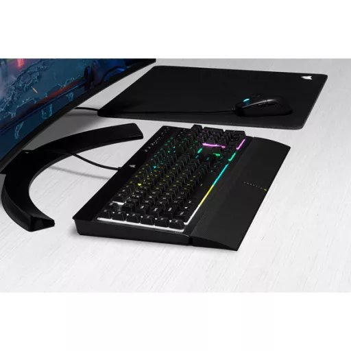 Corsair K55 RGB PRO billentyűzet Játék USB QWERTY Amerikai angol Fekete