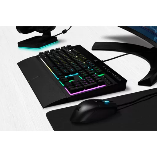 Corsair K55 RGB PRO billentyűzet Játék USB QWERTY Amerikai angol Fekete