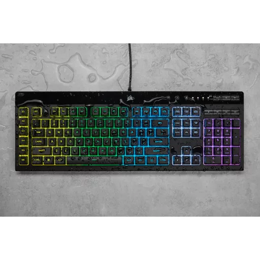 Corsair K55 RGB PRO billentyűzet Játék USB QWERTY Amerikai angol Fekete