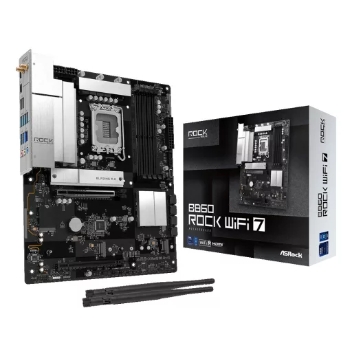 Asrock B860 Rock WiFi 7 Intel B860 LGA 1851 (Socket V1) ATX