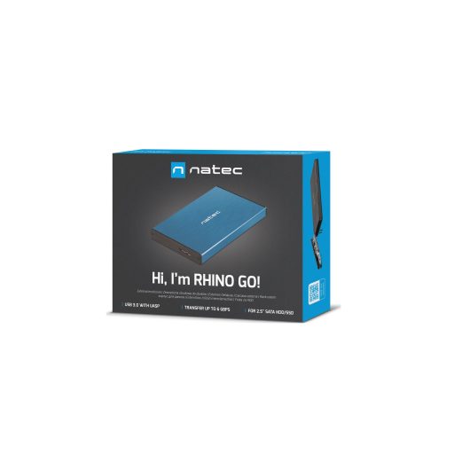 NATEC Rhino GO HDD/SSD ház Kék 2.5"