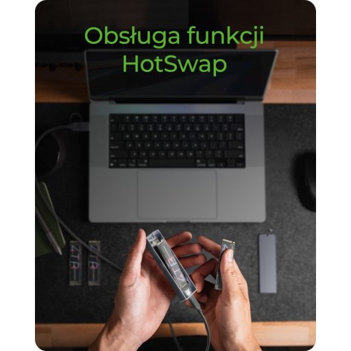 ICY BOX IB-1826MCL-CU31 tárolóegység burkolat Külső SSD ház Szürke M.2