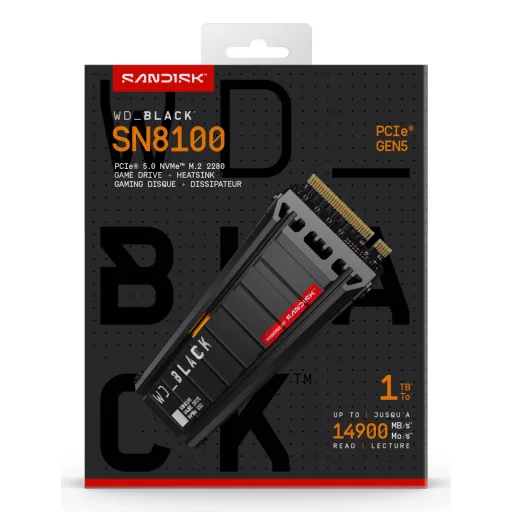 SanDisk Black WD_BLACK SN8100 NVMe 1 TB M.2 PCI Express 5.0 TLC 3D NAND
