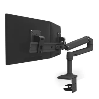   Ergotron LX Series 45-489-224 asztali TV konzol 63,5 cm (25") Fekete