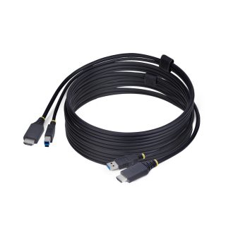 StarTech.com HU12210-KVM-CABLE KVM kábel Fekete 3,1 M