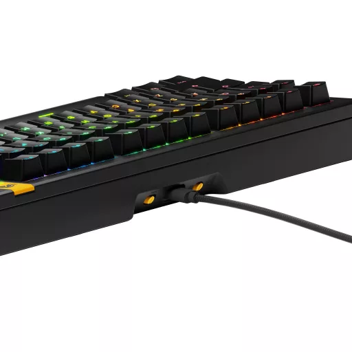 Glorious Gaming GMMK 3 HE 75% Prebuilt billentyűzet Játék USB QWERTY Amerikai angol Fekete