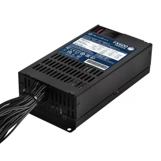 Silverstone FX600 Platinum 600 W 20+4 pin ATX Flex ATX Fekete