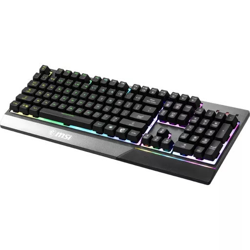 MSI Vigor GK30 billentyűzet Játék USB QWERTY Nemzetközi amerikai Fekete