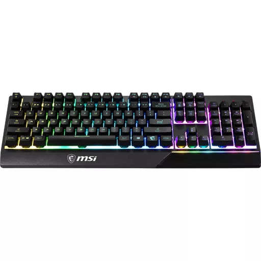 MSI Vigor GK30 billentyűzet Játék USB QWERTY Nemzetközi amerikai Fekete