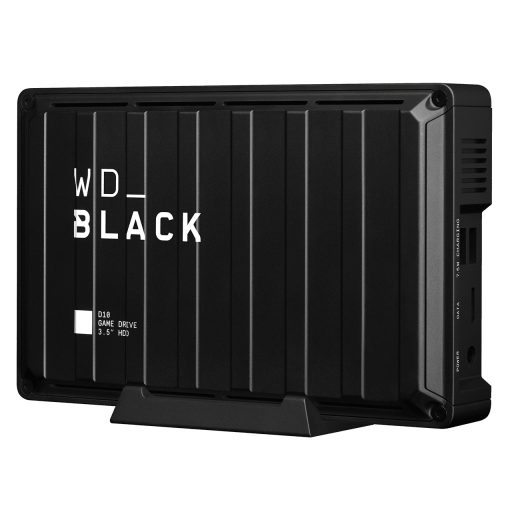 Western Digital D10 külső merevlemez 8 TB 7200 RPM 3.2 Gen 2 (3.1 Gen 2) Fekete, Fehér