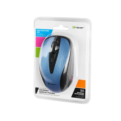 Tracer TRAMYS46708 egér Irodai Kétkezes Vezeték nélküli RF Optikai 1600 DPI
