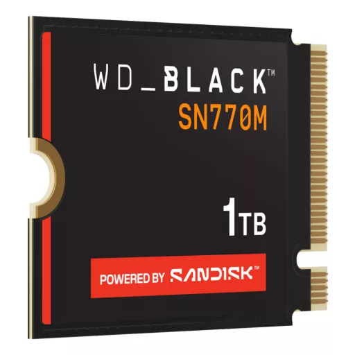 SanDisk Black WD_BLACK SN770M NVMe 1 TB M.2 PCI Express 4.0 TLC 3D NAND