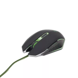   Gembird MUSG-001-G egér Játék Kétkezes USB A típus 2400 DPI