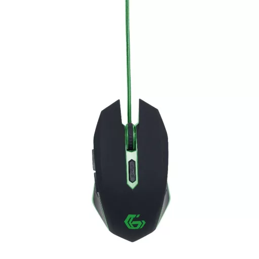 Gembird MUSG-001-G egér Játék Kétkezes USB A típus 2400 DPI