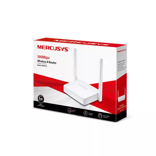 Mercusys MW301R vezetéknélküli router Fast Ethernet Egysávos (2,4 GHz) Fehér