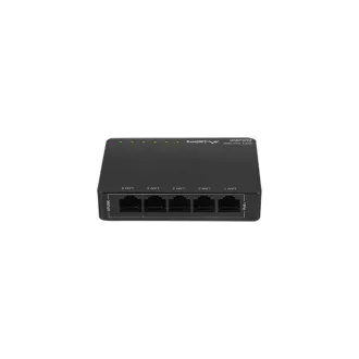   Lanberg DSP3-1005-60W hálózati kapcsoló Beállítást nem igénylő (unmanaged) Gigabit Ethernet (10/100/1000) Ethernet-áramellátás (PoE) támogatása Fekete