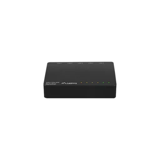 Lanberg DSP3-1005-60W hálózati kapcsoló Beállítást nem igénylő (unmanaged) Gigabit Ethernet (10/100/1000) Ethernet-áramellátás (PoE) támogatása Fekete