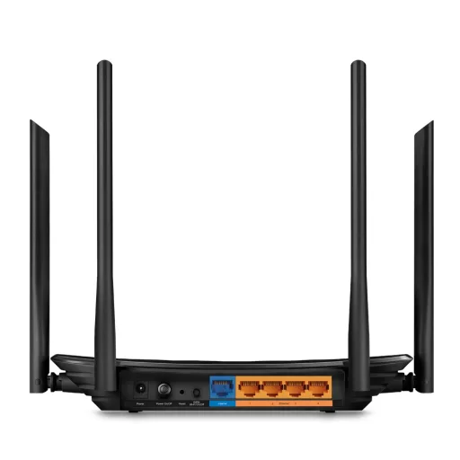 TP-Link Archer C6 vezetéknélküli router Gigabit Ethernet Kétsávos (2,4 GHz / 5 GHz) Fekete