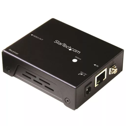 StarTech.com ST121HDBTDK audió/videó jeltovábbító AV adó- és vevőegység Fekete