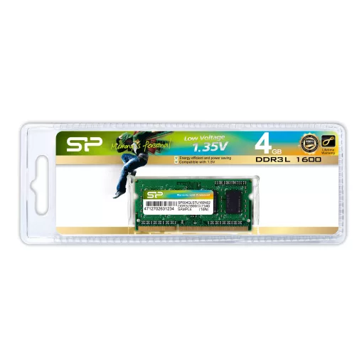 Silicon Power SP004GLSTU160N02 4 GB 1 x 4 GB DDR3L 204-pin SO-DIMM