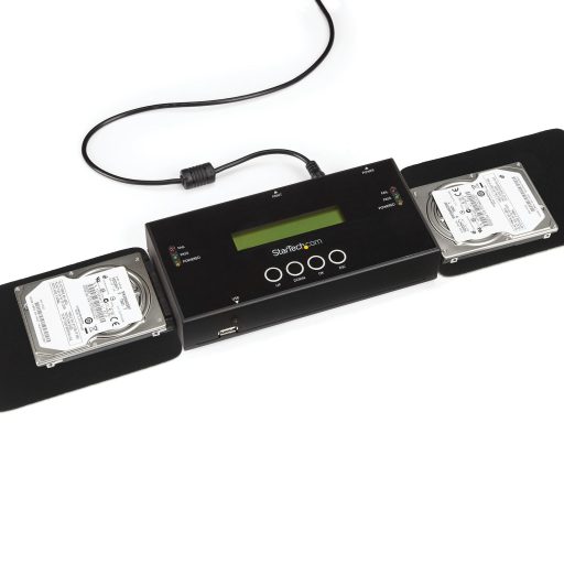 StarTech.com SATSASDUPE11 duplikátor HDD másoló Fekete 2 másolatok