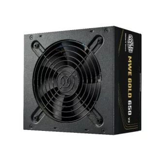   Cooler Master MWE Gold V3 ATX 3.1 Non-Modular Series 650 W 24-pin ATX Fekete