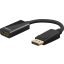 Goobay 75270 video átalakító kábel 0,1 M DisplayPort HDMI Fekete