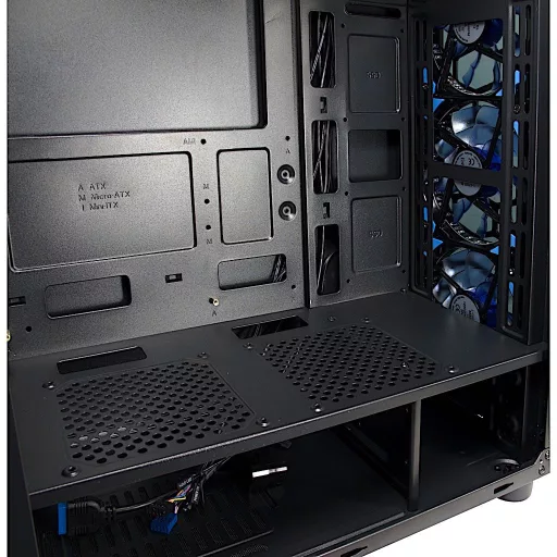 Inter-Tech CXC2 Tower Fekete