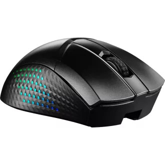  MSI CLUTCH GM51 LIGHTWEIGHT WIRELESS egér Játék Jobbkezes RF Wireless + Bluetooth + USB Type-C Optikai 26000 DPI