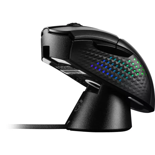 MSI CLUTCH GM51 LIGHTWEIGHT WIRELESS egér Játék Jobbkezes RF Wireless + Bluetooth + USB Type-C Optikai 26000 DPI