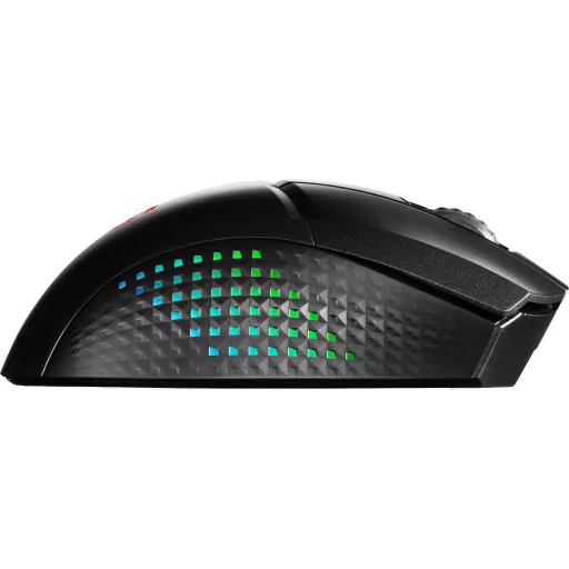 MSI CLUTCH GM51 LIGHTWEIGHT WIRELESS egér Játék Jobbkezes RF Wireless + Bluetooth + USB Type-C Optikai 26000 DPI
