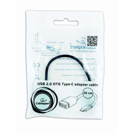 Gembird A-OTG-CMAF2-01 USB kábel 0,2 M USB C USB A Fekete