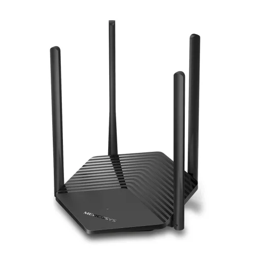 Mercusys MR60X vezetéknélküli router Gigabit Ethernet Kétsávos (2,4 GHz / 5 GHz) Fekete