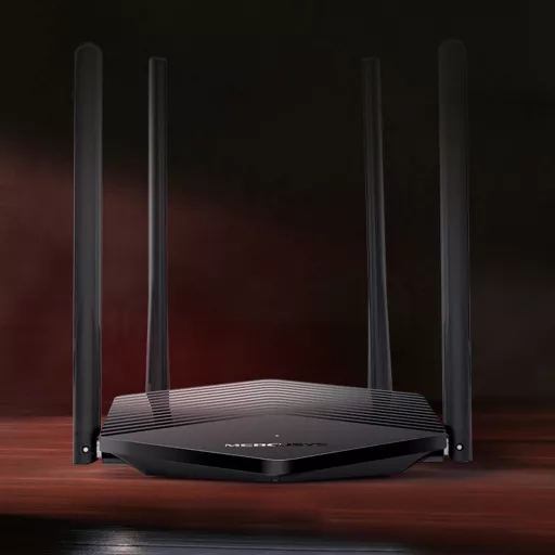 Mercusys MR60X vezetéknélküli router Gigabit Ethernet Kétsávos (2,4 GHz / 5 GHz) Fekete