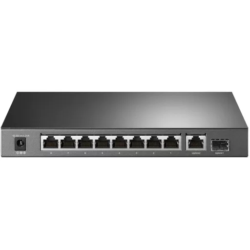 TP-Link TL-SG1210P hálózati kapcsoló Beállítást nem igénylő (unmanaged) Gigabit Ethernet (10/100/1000) Ethernet-áramellátás (PoE) támogatása Szürke