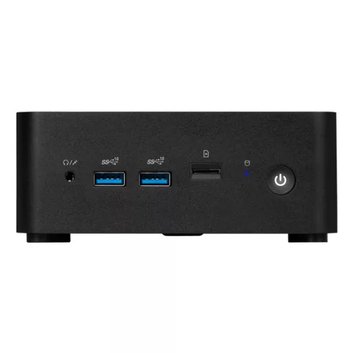 MSI CUBI NUC AI 1UMG-018BEU PC/munkaállomás alapgép Mini PC Fekete 155H Intel® SoC