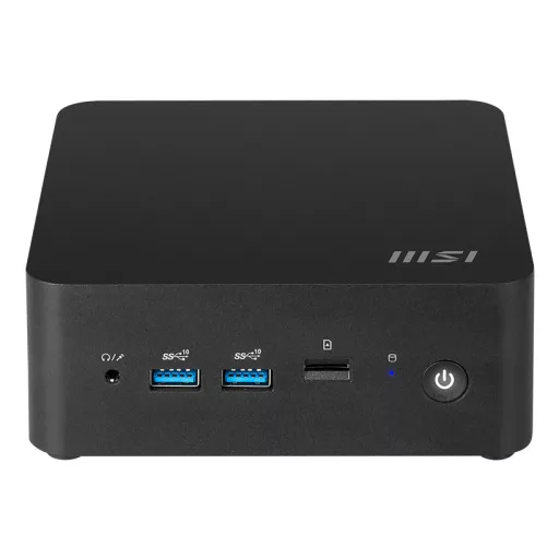 MSI CUBI NUC AI 1UMG-018BEU PC/munkaállomás alapgép Mini PC Fekete 155H Intel® SoC