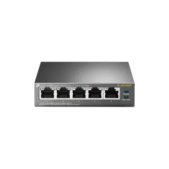   TP-Link TL-SG1005P Beállítást nem igénylő (unmanaged) Gigabit Ethernet (10/100/1000) Ethernet-áramellátás (PoE) támogatása Fekete