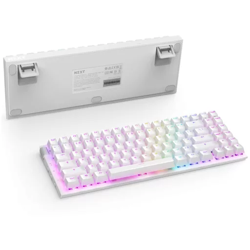 NZXT Function 2 MiniTKL billentyűzet Játék USB Brit angol Fehér