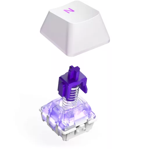 NZXT Function 2 MiniTKL billentyűzet Játék USB Brit angol Fehér